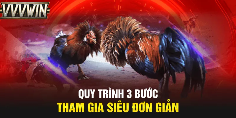 Quy trình 3 bước tham gia siêu đơn giản Quy trình 3 bước tham gia siêu đơn giản