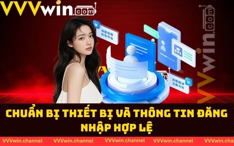 Chuẩn bị thiết bị và thông tin đăng nhập hợp lệ Chuẩn bị thiết bị và thông tin đăng nhập hợp lệ